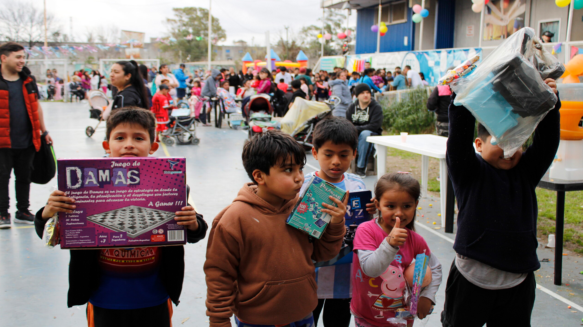 Así se festejó el Día de las Infancias en Madres contra el Paco